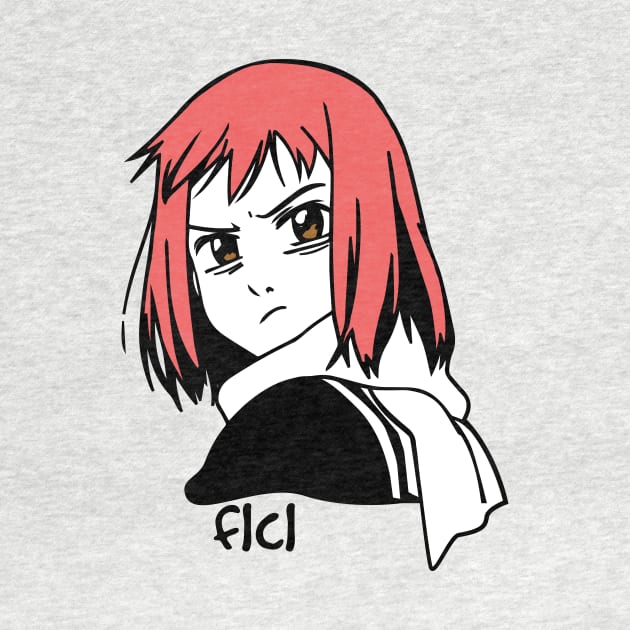 FLCL Mamimi Fooly Cooly Anime T-Shirt by waveformUSA